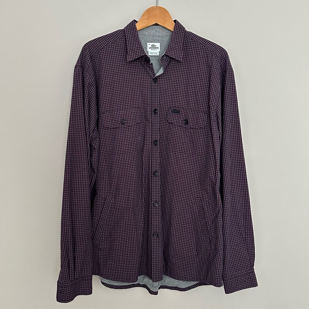 Lacoste Fully Lined Flannel Shirt